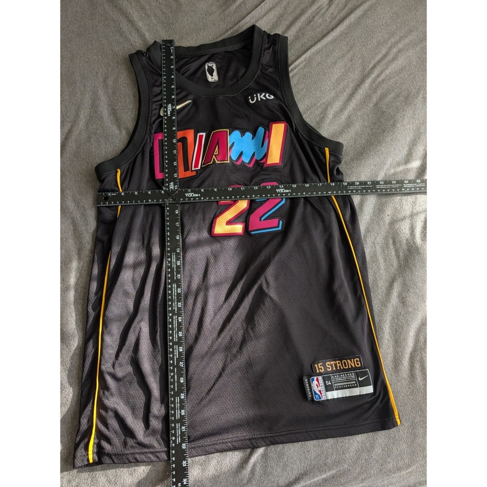 Nike Miami Heat Jimmy Butler 22 City Edition Jersey Mens 54 NBA 75th Anniversary